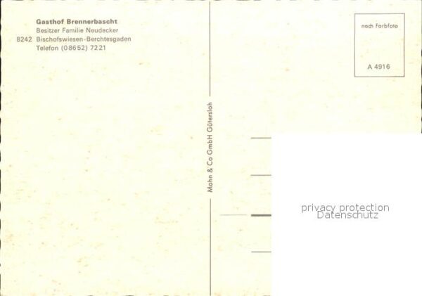 Bischofswiesen Gasthof Brennerbascht – Bild 2