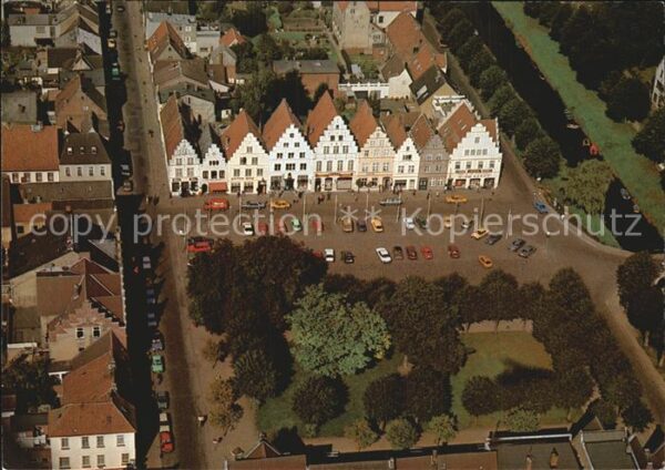 Friedrichstadt Eider Stadtkern mit historischen Giebelhäuser