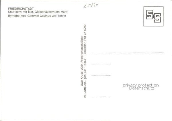 Friedrichstadt Eider Stadtkern mit historischen Giebelhäuser – Bild 2