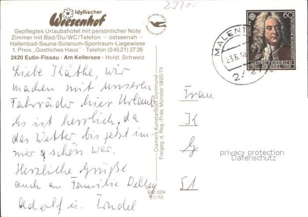 Fissau Hotel Wiesenhof am Kellersee Holsteinis – Bild 2
