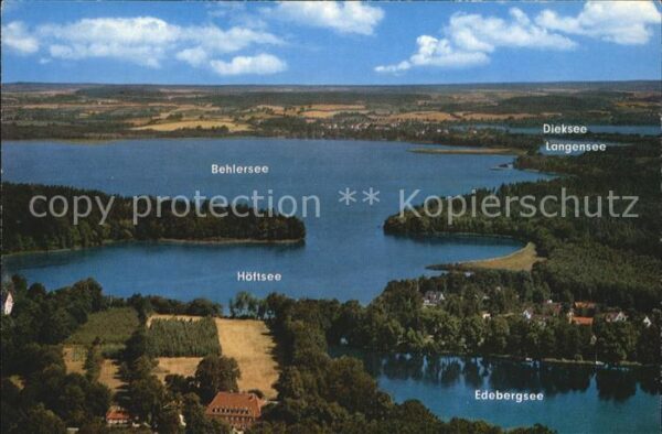 Dieksee Blick über die Holsteinische Seenplatte