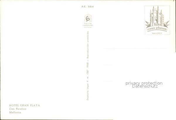 Can Picafort Mallorca Hotel Gran Playa Fliegeraufnahme – Bild 2