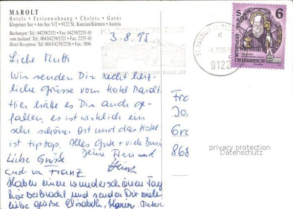 St Kanzian Klopeiner See Marolt Hotel Restaurant Bar Hallenbad G – Bild 2
