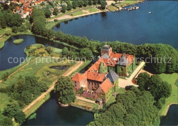 Aalholm Slot pr Nysted Schloss Fliegeraufnahme