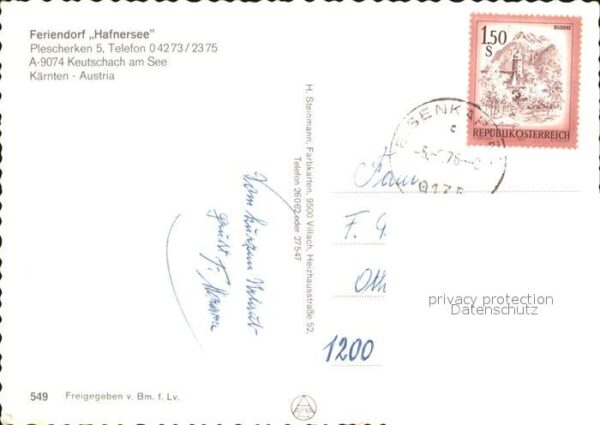 Keutschach See Feriendorf Hafnersee Fliegeraufnahme – Bild 2