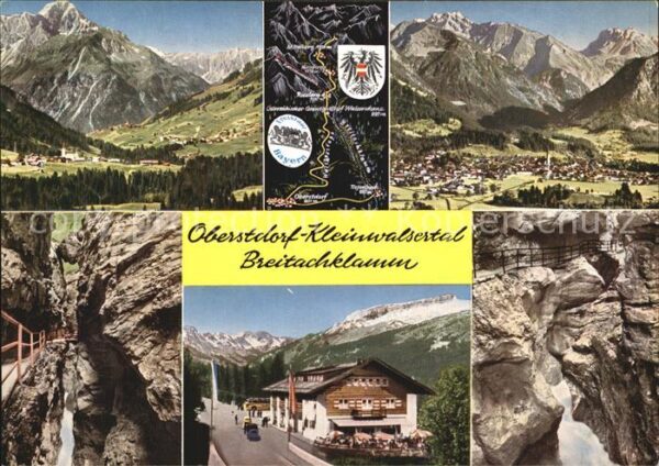 Oberstdorf Panorama Alpen Kleinwalsertal Breitachk