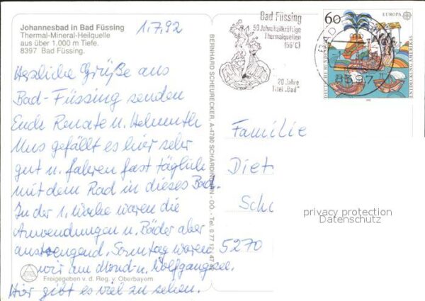 Bad Fuessing Johannisbad Thermal Mineral Heilquelle – Bild 2