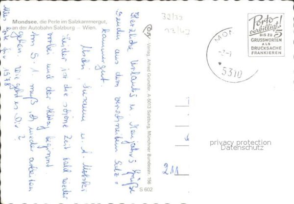 Mondsee Salzkammergut Fliegeraufnahme – Bild 2