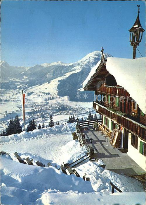 Kirchberg Tirol Blick vom Filzerhof gegen Rettenstein u