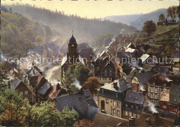 Monschau Altstadt im Morgengrauen