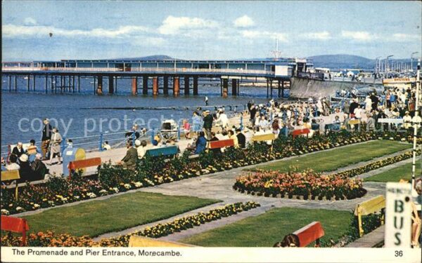 Morecambe Lancashire Promenade and Pier Entrance