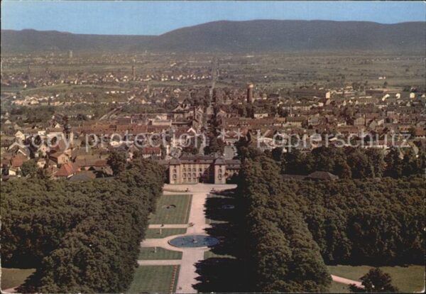 Schwetzingen Schloss Schlossgarten Fliegeraufnahme