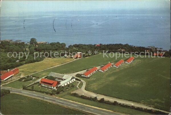 Allinge Bornholm Hotel Boes Vang Fliegeraufnahme