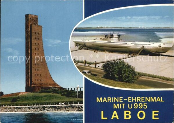 Laboe Marine Ehrenmal mit U Boot U995