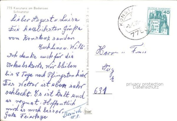 Konstanz Bodensee Schnetztor Altstadt – Bild 2
