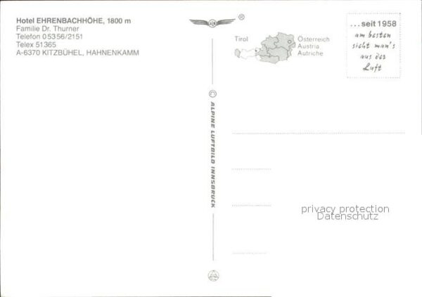 Kitzbuehel Tirol Hotel Ehrenbachhöhe Alpenpanorama Flieg – Bild 2