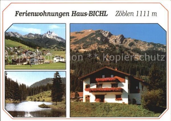 Zoeblen Ferienwohnungen Haus Bichl Bergsee Alpe