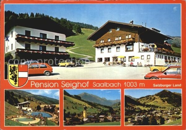 Saalbach-Hinterglemm Pension Seighof Schwimmbad Alpenblick