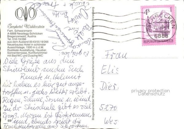 Schroecken Vorarlberg Berghotel Widderstein Kaminzimmer Resta – Bild 2
