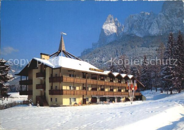 Seis Schlern Parc Hotel Miramonti Winterpanorama Dol