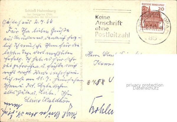 Lenggries Schloss Hohenburg Fliegeraufnahme – Bild 2