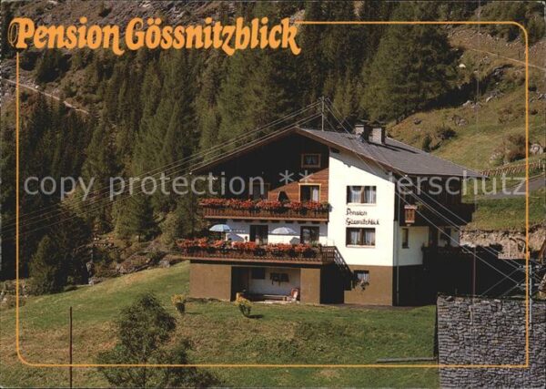 Heiligenblut Kaernten Frühstückspension Gössnitzblick