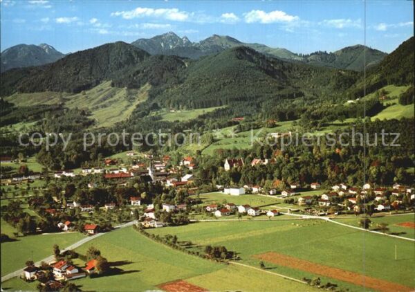 Brannenburg mit Wildalpjoch Fliegeraufnahme