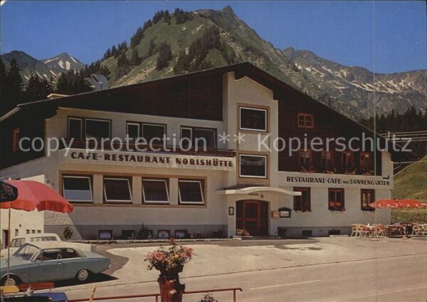 Baad Mittelberg Kleinwalsertal Alpengasthof Cafe Norishütte