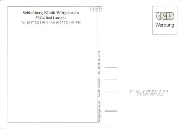 Bad Laasphe Schlossberg Klinik Wittgenstein – Bild 2