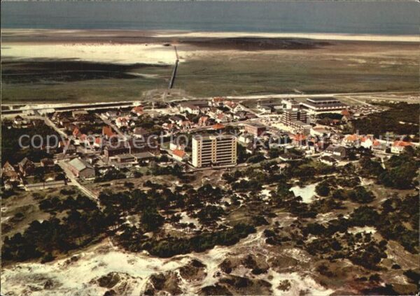 St Peter-Ording Nordseeheil und Schwefelbad Fliegeraufn