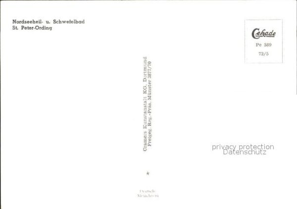 St Peter-Ording Nordseeheil und Schwefelbad Fliegeraufn – Bild 2