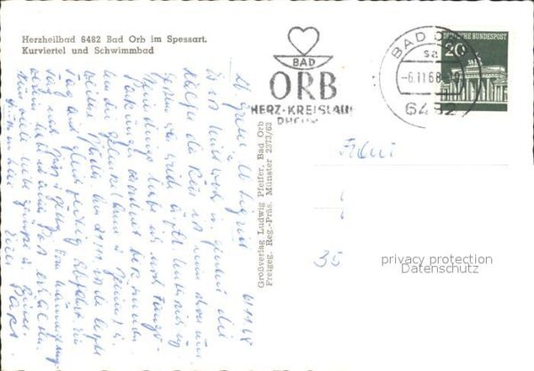 Bad Orb Schwimmbad Kurort Fliegeraufnahme – Bild 2