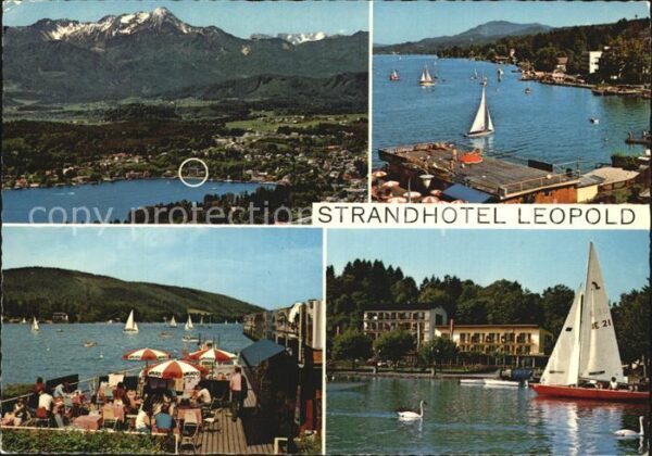 Velden Woerthersee Strandhotel Leopold Restaurant Terrasse