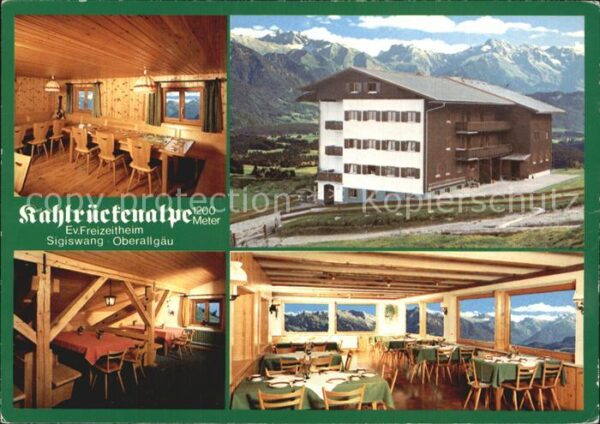 Sigiswang Berghaus Kahlrückenalpe ev Freizeitheim