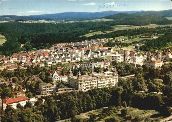 Bad Wildungen Weltbad Fliegeraufnahme