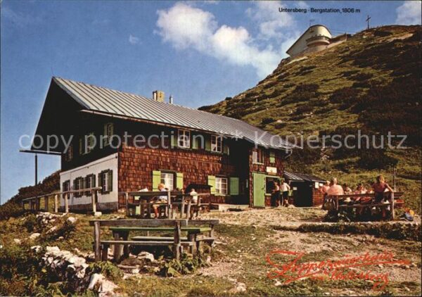 Zeppezauerhaus mit Seilbahn Bergstation Hochalm Geiere