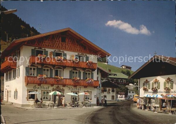 Wallgau Gasthof Pension Isartal Huber Karte Nr