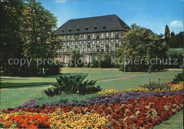Bad Aachen Quellenhof Park Blumenbeet