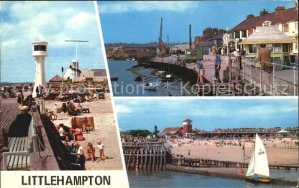 Littlehampton Strand Leuchtturm Uferpromenade