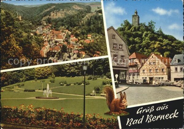 Bad Berneck Panorama Park Altstadt Fachwerkhaus Sch