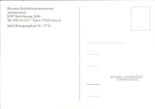 Bad Fuessing Rheuma Rehazentrum Johannesbad – Bild 2