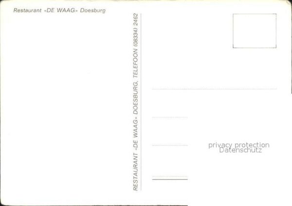 Doesburg Restaurant De Waag Giebel – Bild 2