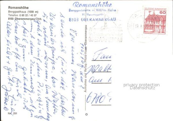 Oberammergau Romanshöhe Berggasthaus – Bild 2