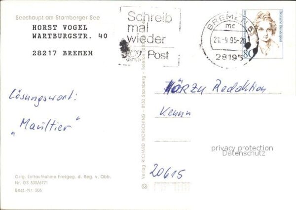 Seeshaupt Starnberger See Fliegeraufnahme – Bild 2