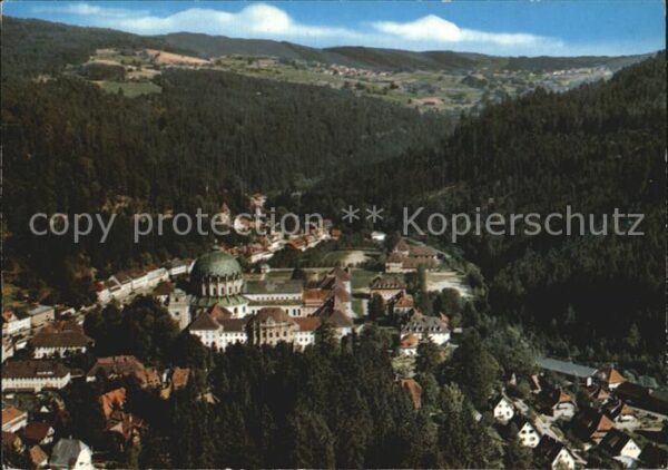St Blasien im Schwarzwald Fliegeraufnahme