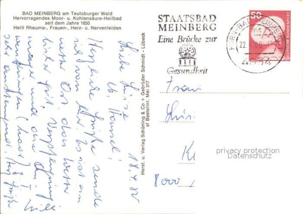 Bad Meinberg Staatsbad Therapiezentrum Heilbad Schwi – Bild 2