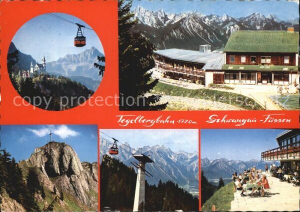 Schwangau Tegelbergbahn Bergrestaurant Terrasse G