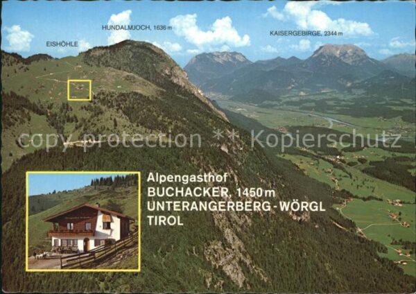 Oberau Tirol Alpengasthof Buchacker Unterangerberg A
