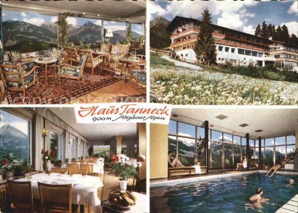 Fischen Allgaeu Hotel Haus Tanneck Restaurant Hallenbad