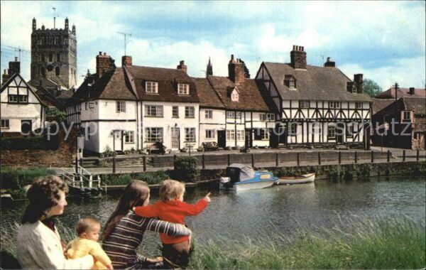 Tewkesbury River Avon near Abel Fletchers Mill